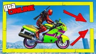 ГТА 5 ОНЛАЙН КАК ЭТО ПРОЙТИ? АДСКИЙ МОТОПАРКУР НА ОГРОМНОЙ ВЫСОТЕ ! GTA 5 ИГРЫ ВИДЕО GTA 5 ONLINE