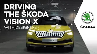 DRIVING THE ŠKODA VISION X WITH DESIGNERS