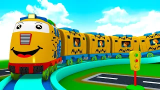 What A Busy Day - Choo Choo Cartoon Cartoon Train for Kids for Fun - Toy Factory