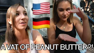 My German Friend's FIRST REACTION to the US [German with subtitles!] | Feli from Germany