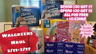 WALGREENS HAUL 2/11-2/17 | ALL FREE + $0.62MM!