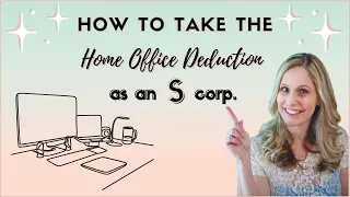 How to Take the Home Office Deduction as an S Corp