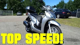 Honda SH300 TOP SPEED!