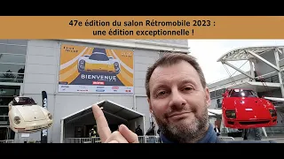 47e édition du salon Rétromobile 2023 : Une édition exceptionnelle !