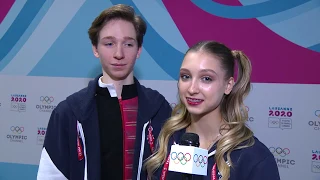 2020 Youth Olympic Games - Irina Khavronina and Dario Cirisano