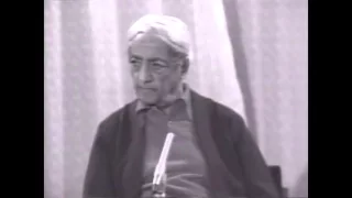 J  Krishnamurti:  Difference between awareness and attention.