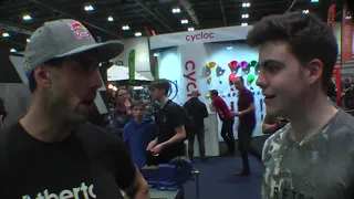 Rachel and Gee Atherton at The London Bike Show 2019