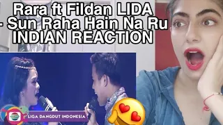 INDIAN REACTION to RARA ft FILDAN 'Sun Raha Hai Na Tu' LIVE