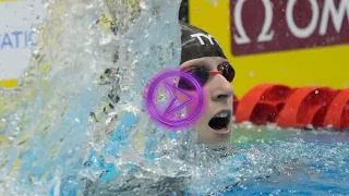 Katie Ledecky 1500m freestyle _ Katie Ledecky 1500m - Titmus vs Ledecky 1500m Fukuoka 2023