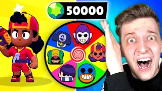 50.000 GEMS💎 GLÜCKSRAD bestimmt, welche BRAWLER ich ziehen MUSS... (EXTREM TEUER😭)