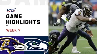 Ravens vs. Seahawks Week 7 Highlights | NFL 2019