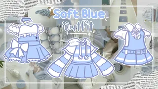 ♡☁Soft Blue Outfit Ideas || GACHA CLUB || Inspo ☁♡