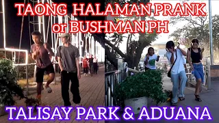 TAONG HALAMAN PRANK or BUSHMAN PH: TALISAY CITY PARK & ADUANA CEBU CITY". 😁😀