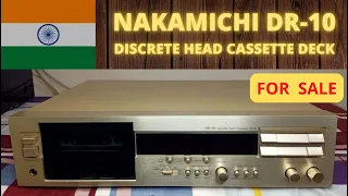 Nakamichi DR-10 Cassette player| How to use, review and price| available for sale 9462765919