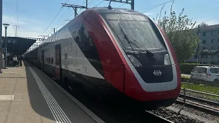 Mit dem RABe 510 als IR 13 nach Gossau