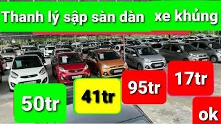 Thanh lý sập sàn dàn xe ôtô cũ giá rẻ, xe cỏ, xe tập lái giá chỉ từ xe máy có ôtô lh0984675765