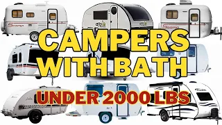 Amazing Small Campers with Bathrooms (Under 2,000 Pounds) #camper