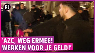 Hooligans verstoren linkse huilsessie na winst PVV!