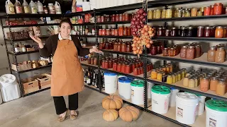 Full Homestead Pantry Tour | Storing a Year's Worth of Food