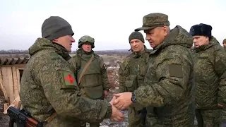 Russischer Verteidigungsminister besucht Truppen in der Ukraine | AFP