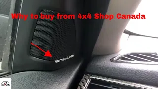 Difference between 4x4 Shop Canada BMW android screens and Avin USA!
