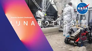 NASA Artemis Student Challenge Team Reacts to Lunabotics Test Run
