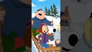 Snow sled with Gopro 📹 #familyguy #gopro #funny #shorts #comedy