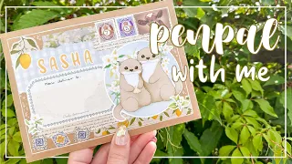 PENPAL WITH ME | Summer Otter themed letter for Sasha