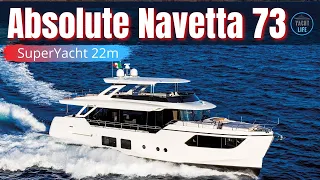 Inside the €3 million 2022 Absolute Navetta 73 SuperYacht | So Much Luxury