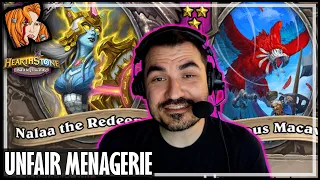 MOST UNFAIR MENAGERIE EVER! - Hearthstone Battlegrounds