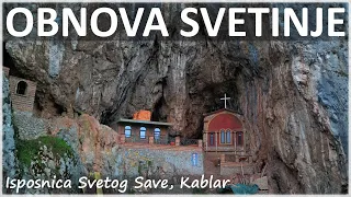 Akcija obnavljanja isposnice Svetog Save na Kablaru (Savina Voda) 01.04.2023.