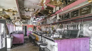 The Abandoned 1950's Pink Diner that was left behind Mysteriously