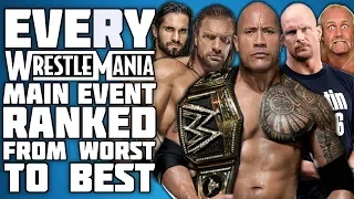 Every WrestleMania Main Event Ranked From WORST To BEST