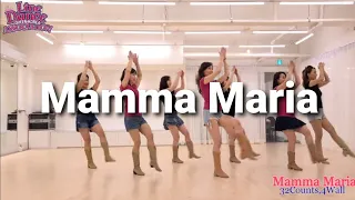 MAMMA MARIA Line Dance (Ultra Beginner) Frank Trace Demo l 맘마마리아 라인댄스 I Linedance