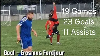 Erasmus Fordjour 23 Goals in 19 Games 23/24 Season Video