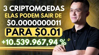 AS 3 CRIPTOMOEDAS MAIS BARATAS DA BINANCE QUE PODEM TE DEIXAR RICO.