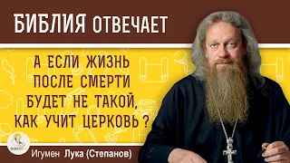 А ЕСЛИ ЖИЗНЬ ПОСЛЕ СМЕРТИ БУДЕТ НЕ ТАКОЙ, КАК УЧИТ ЦЕРКОВЬ ?  Игумен Лука (Степанов)