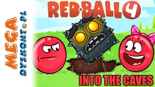 RED BALL 4 🔴  PRZEMIERZAM PODZIEMIA INTO THE CAVES🏆❤️MegaDyskont❤️