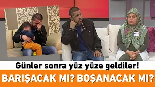 Barışacak mı? Boşanacak mı? Günler sonra karı-koca yüz yüze geldi!