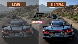 Forza Horizon 5 | RX 580 8GB | Low vs Ultra Settings |1080p