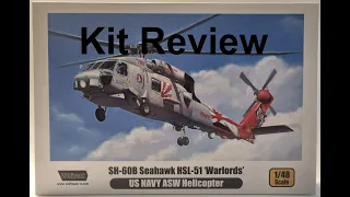 Wolfpack 1/48 SH 60B Seahawk kit review