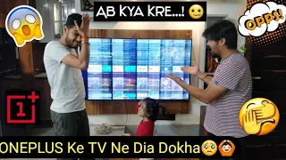 Oneplus Android TV 50 U1S Suddenly Shows Lines On The TV Screen || @OnePlusIndiamobile