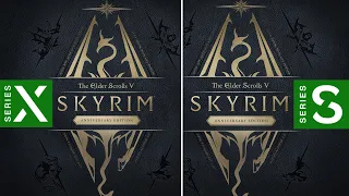 Skyrim Anniversary Edition | Xbox Series X vs Xbox Series S | Graphics Comparison | 4K |