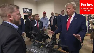 BREAKING NEWS: Trump Visits Gun Store In South Carolina, Checks Out The Firearms For Sale