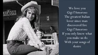 The Great Gigi L'Amoroso - Dalida - (Lyrics - 1987)