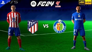 EA Sports FC 24 - Atletico Madrid Vs Getafe CF | La Liga 2024 PS5 [4K 60FPS +HDR]