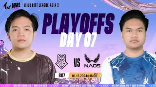 [EN] G2B vs NAOS  - PLAYOFFS STAGE DAY 7 WILD RIFT LEAGUE-ASIA 2 (BO7)