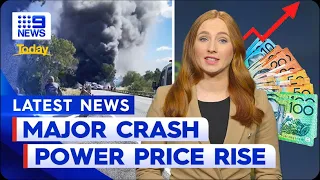 Major multi-vehicle crash in Queensland, Power price spike | 9 News Australia