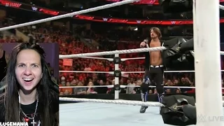 WWE Raw 3/21/16 Jericho vs Fandango after match