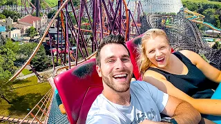 Visiting Six Flags Great America Amusement Park | TONS Of Roller Coasters | A Day Full Of Thrills!